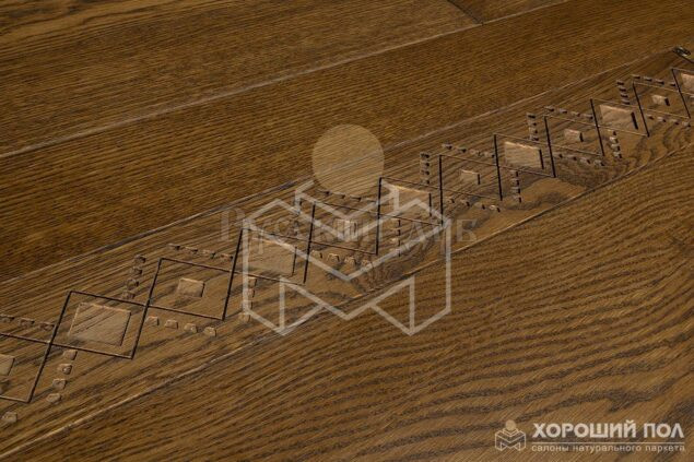 Массивная доска РУССКИЙ ДУБ - Россия Дуб Тверь Золотое кольцо Масло с твердым воском Массив T&G (шип-паз) Рустик А 2222-2700044-01